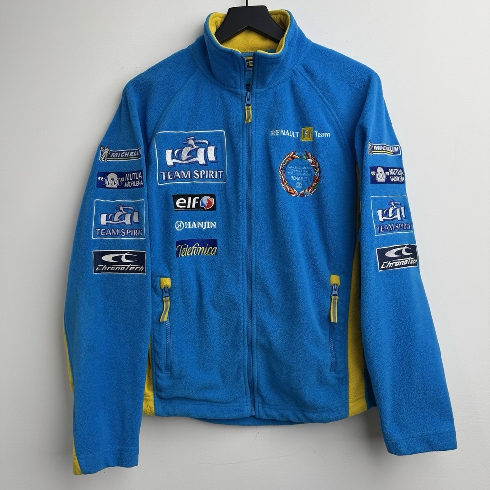 VTG Renault F1 Team Jacket Mens M Blue FIA World Championship Alonso 2005 2006